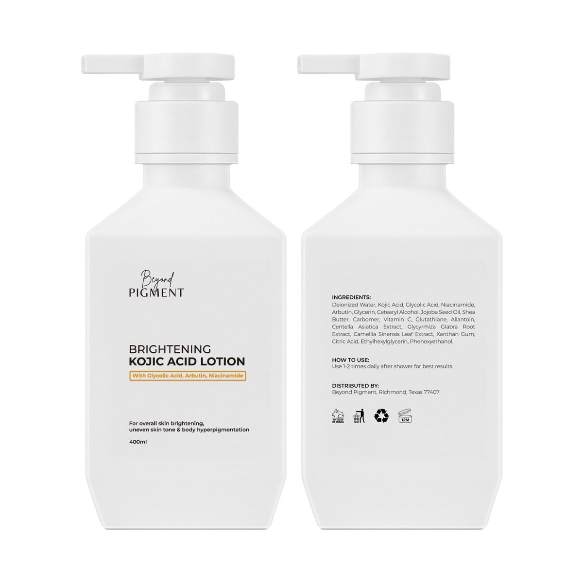 Brightening Kojic Acid Body Lotion – Skin Lightening & Dark Spot Corrector
