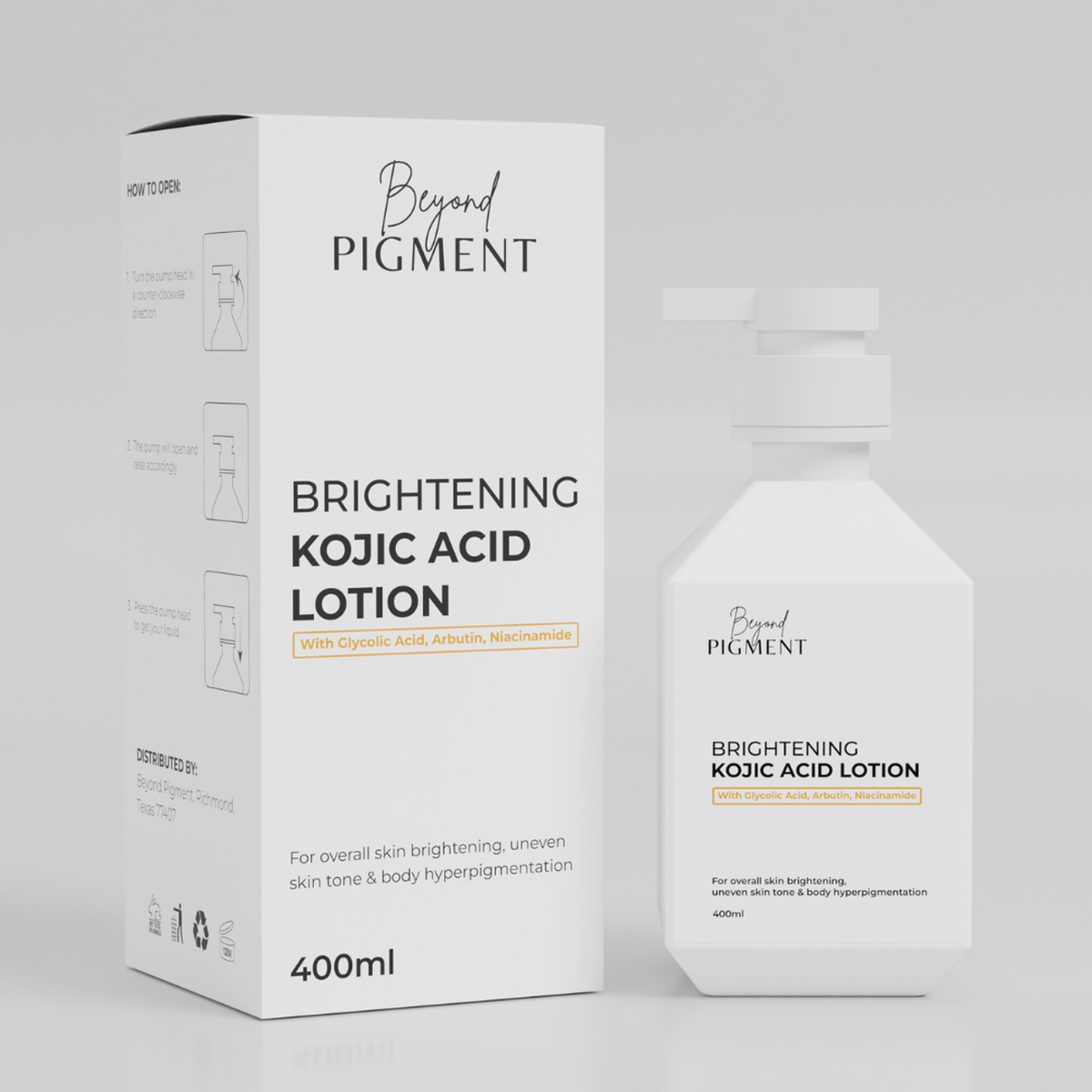 Brightening Kojic Acid Body Lotion – Skin Lightening & Dark Spot Corrector