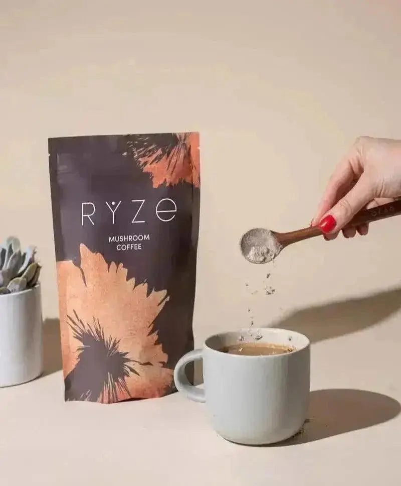 RYZE Mushroom Coffee – Organic Adaptogen Coffee for Focus, Energy & Immunity